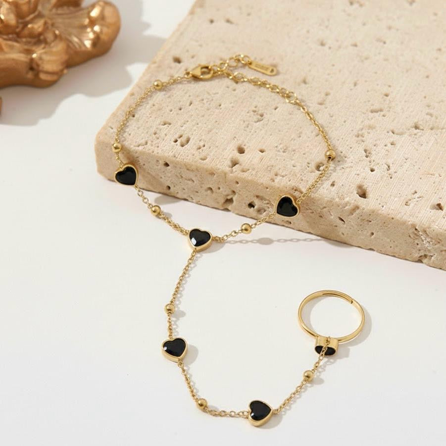 Black Heart Stone Anja