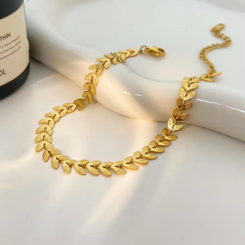 Gold Leaf Bracelet