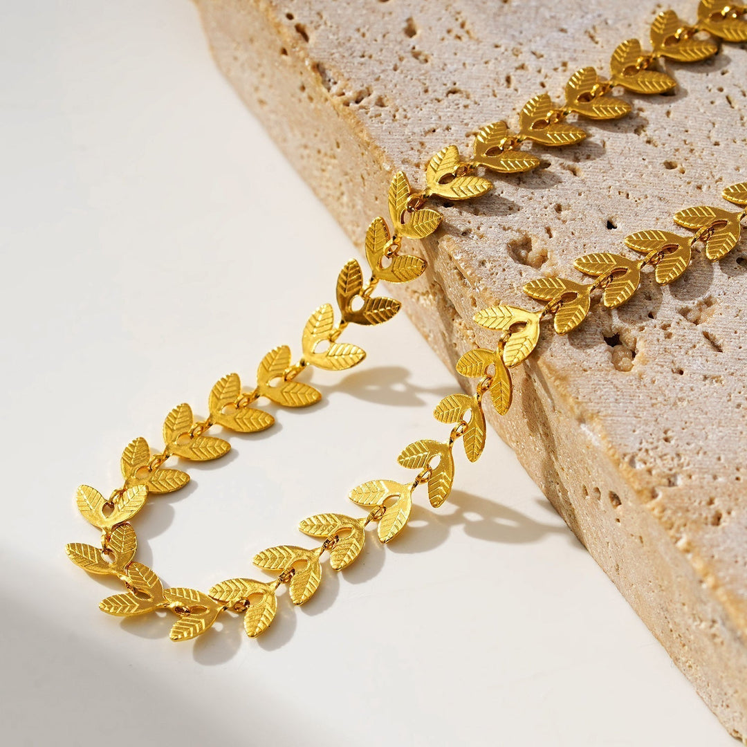Gold Leaf Bracelet