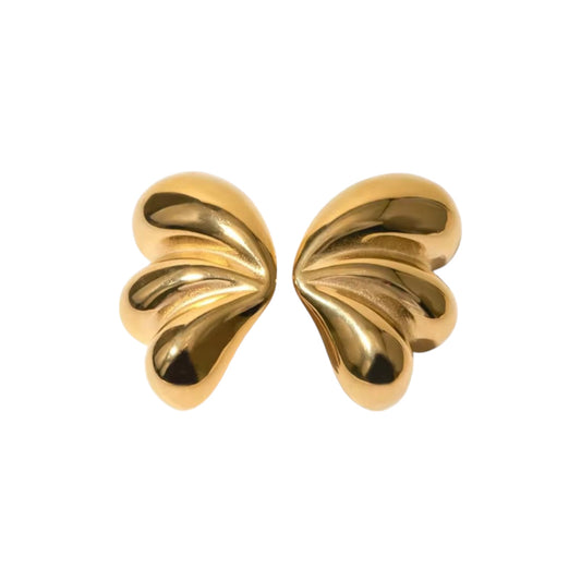 Gold Pumpkin Earrings