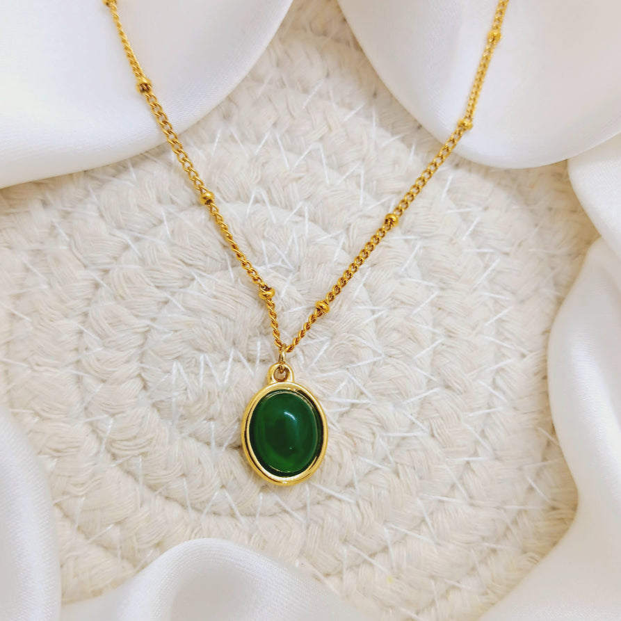 Vintage Emerald Pendant