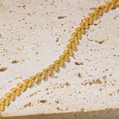 Gold Leaf Bracelet