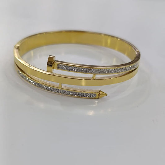 Gold Nail Bracelet