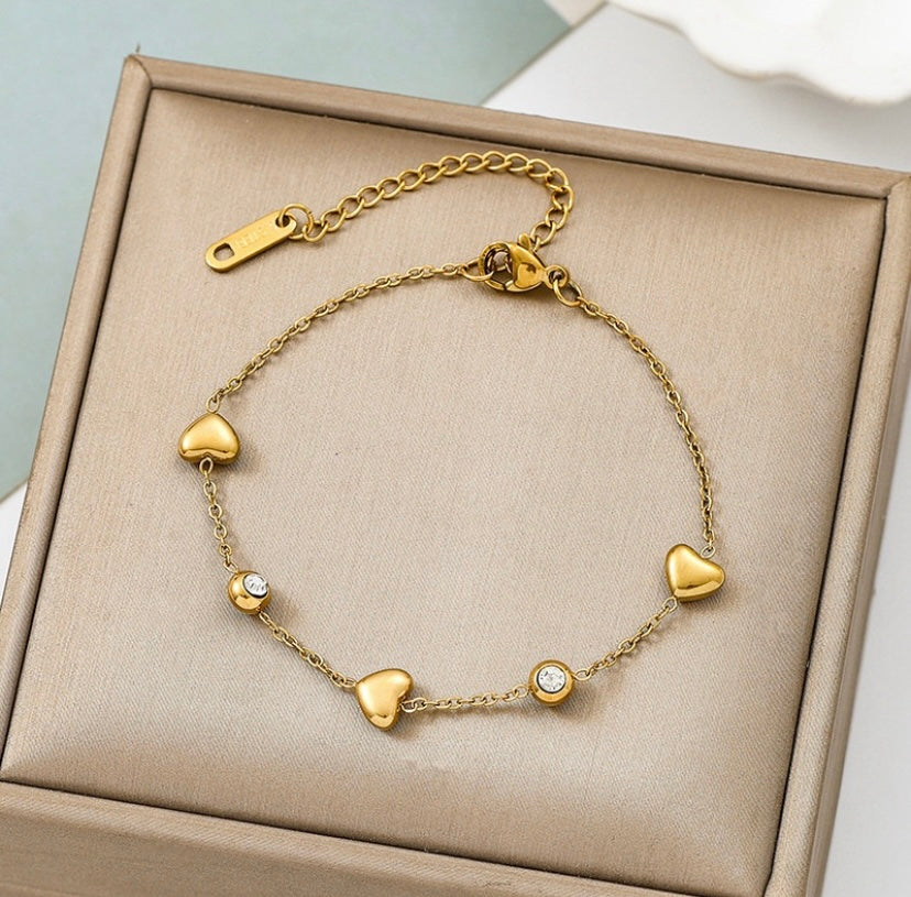 Heart Sparkle Bracelet