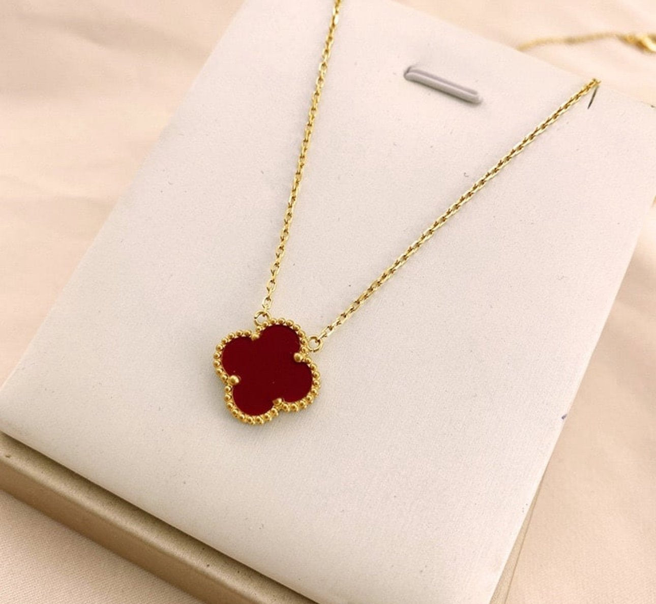 Red Clover Necklace