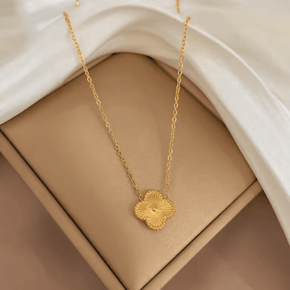 Golden Clover Pendant