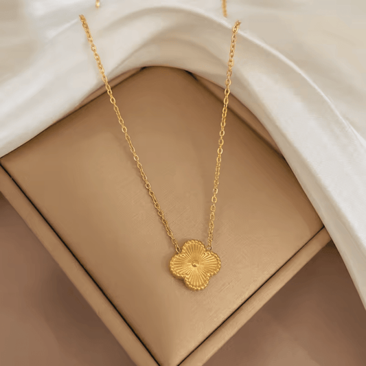 Golden Clover Pendant