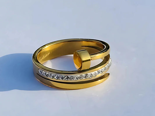 Gold Nail Ring