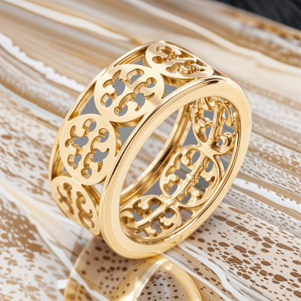Gold Vintage Tory Ring