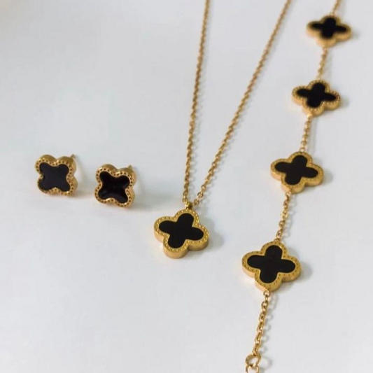Golden and Black Clover Set
