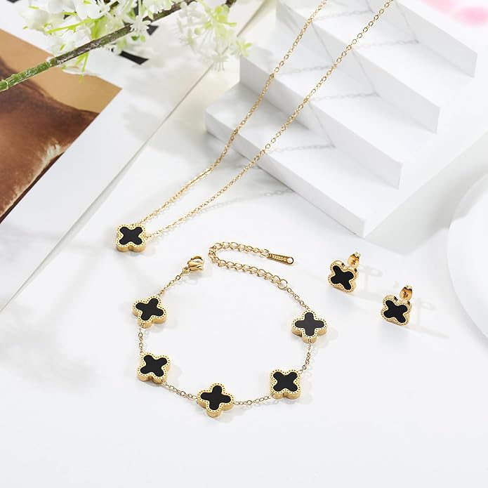 Golden and Black Clover Set
