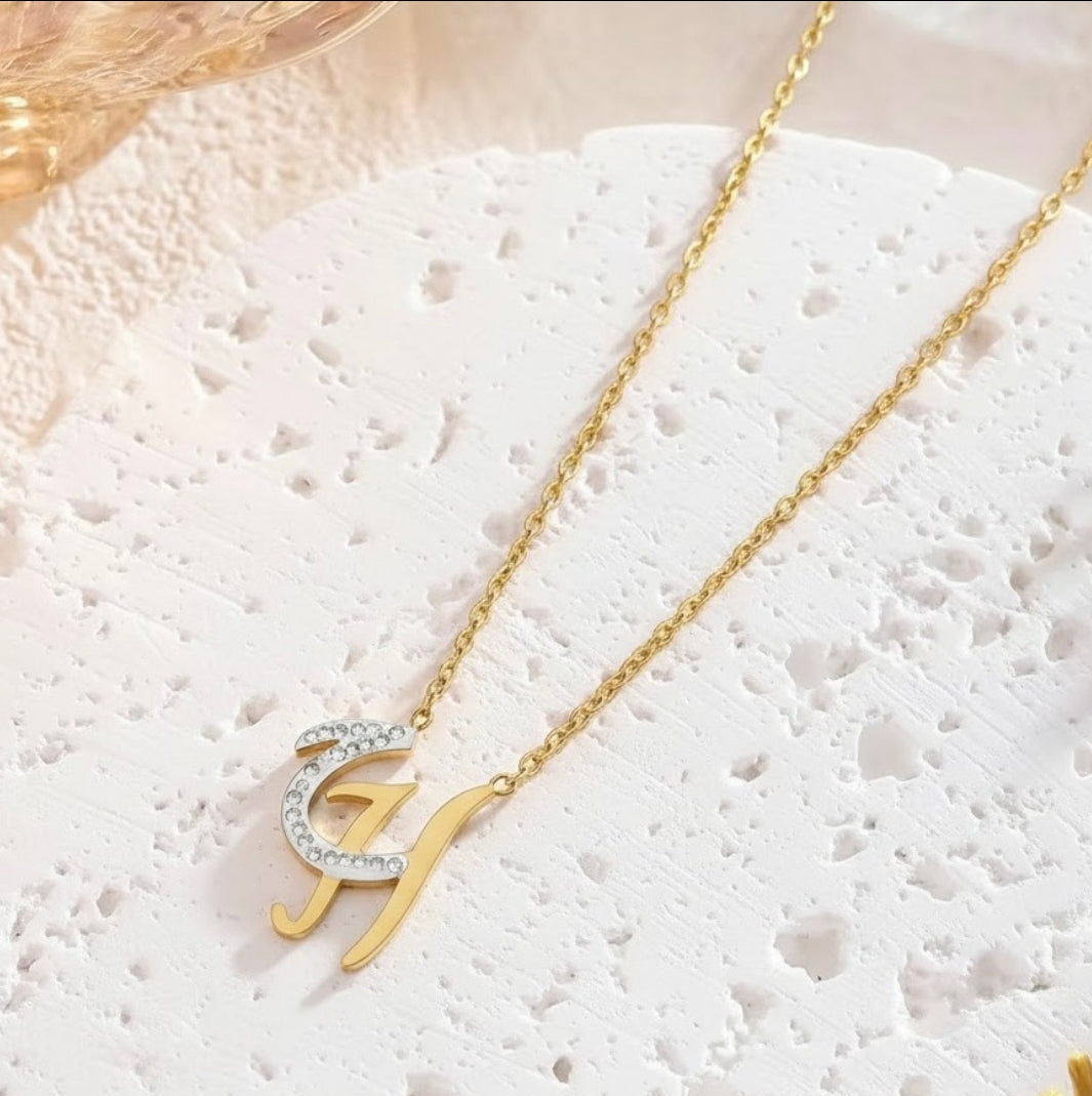 H Pendant Necklace