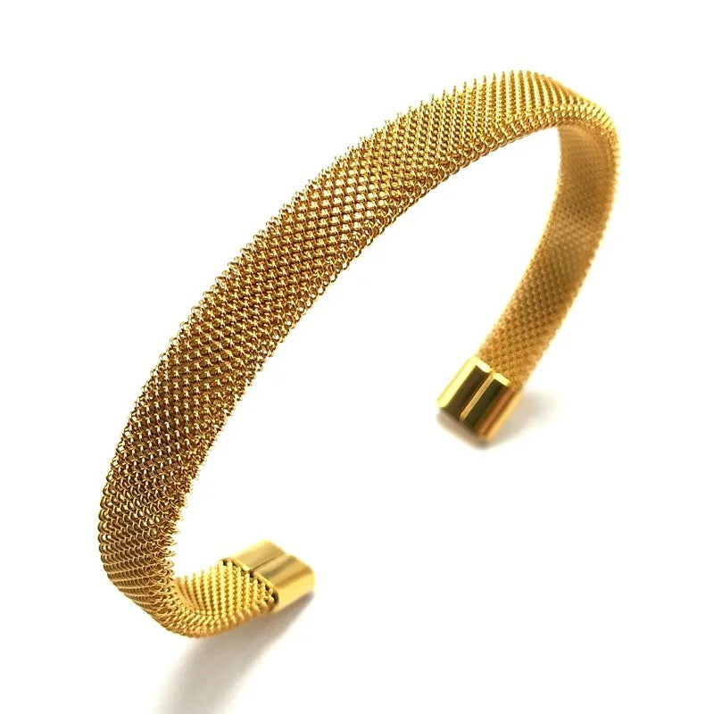 Veto Gold Bazzel Cuff Bracelet