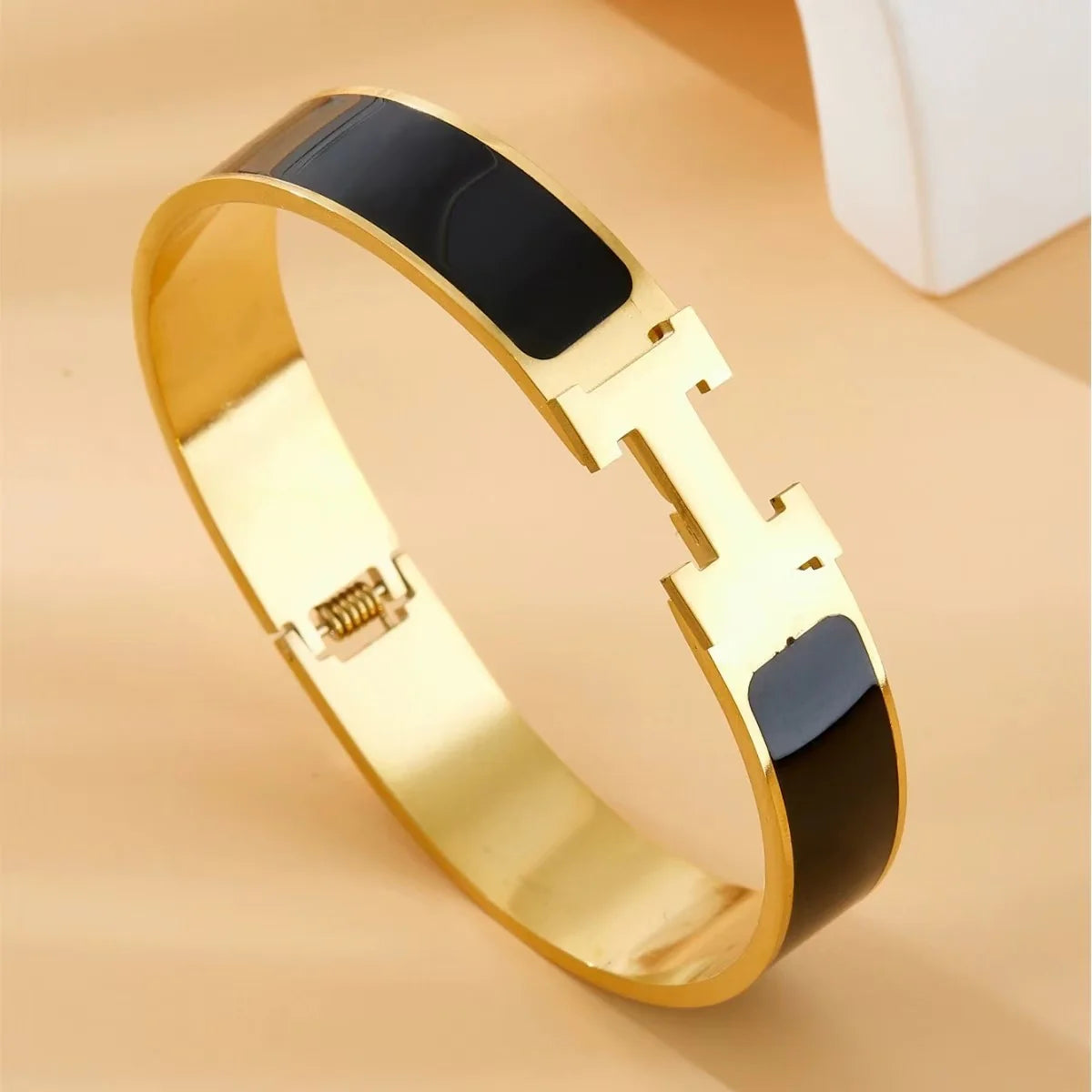 Hermes Clic H Bracelet Black