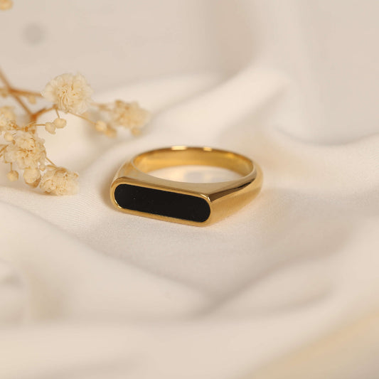 Black Signet Ring