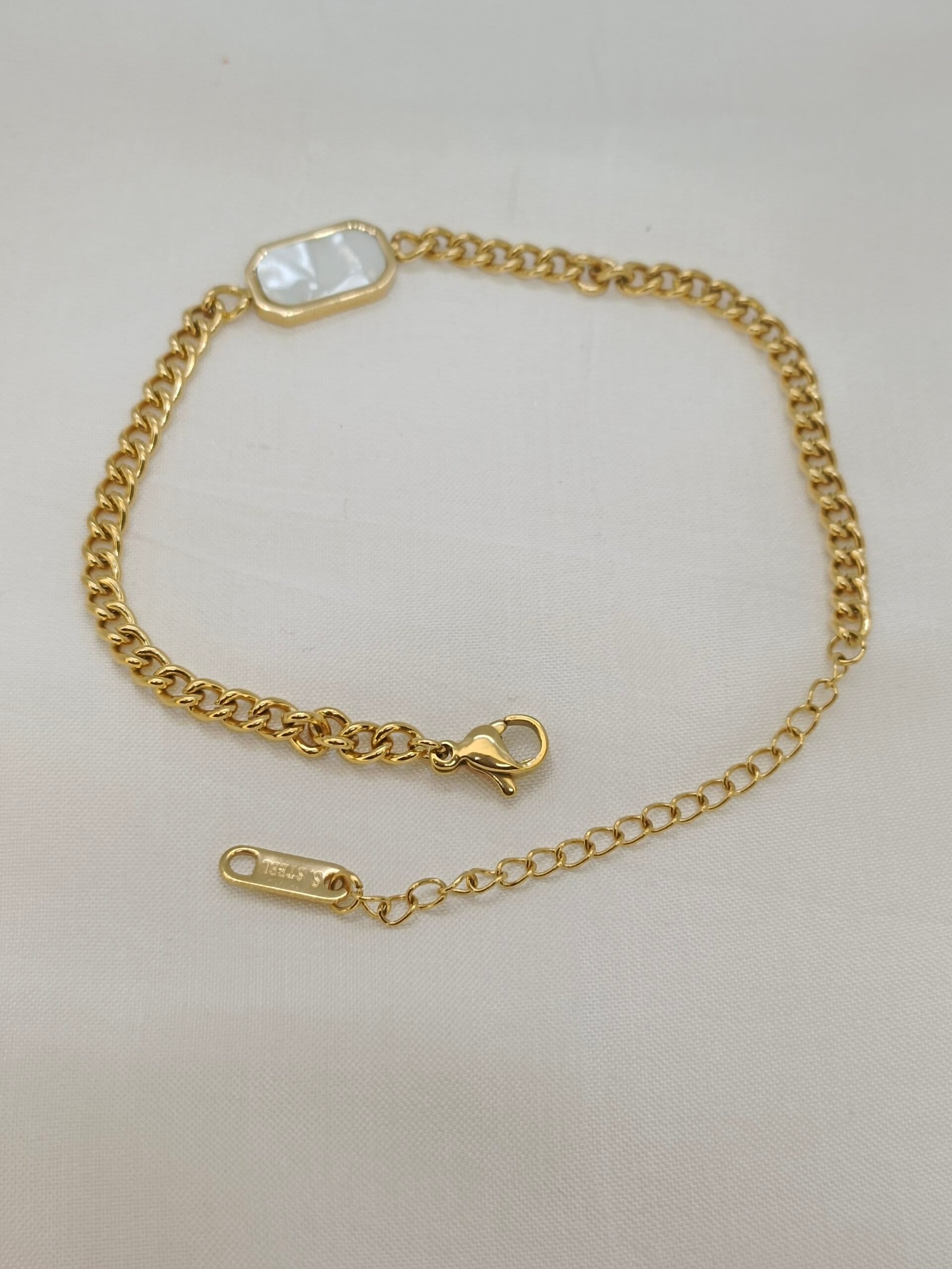 Ivory Lumière Gold Chain Bracelet