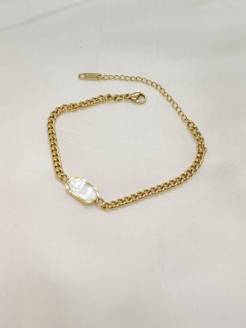 Ivory Lumière Gold Chain Bracelet